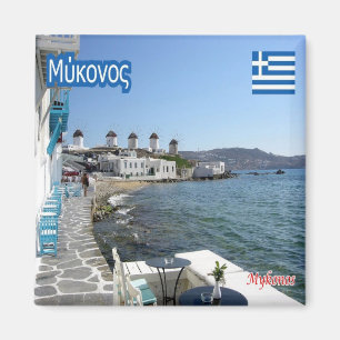 zGR050 MYKONOS - Greece - Fridge Magnet