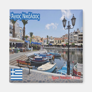 zGR063 CRETA Agios Nikolaos, Griechenland, Kühlsch Magnet