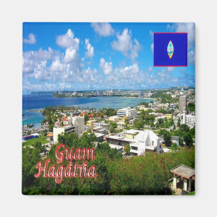 zGU002 HAGATNA, GUAM, Panorama, Ozeanien, Kühlschr Magnet