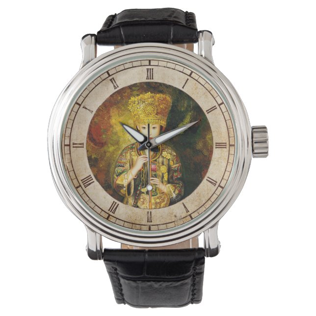 Zhangbo Hmong Culture Girl ist pingelnde chinesisc Armbanduhr (Vorderseite)