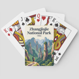 Zhangjiajie-Nationalpark China Spielkarten