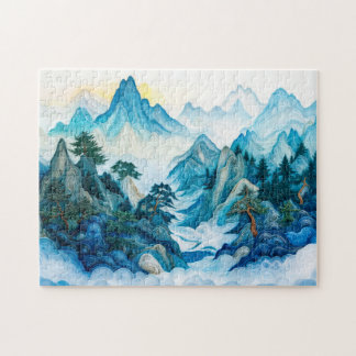 Zhangjiajie Nebelberge im Quilling-Stil