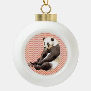 Zhen Zhen, Panda Keramik Kugel-Ornament
