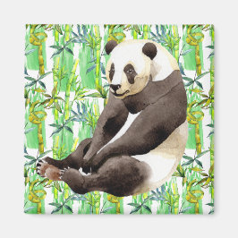 Zhen Zhen über die Panda auf Bamboo Magnet