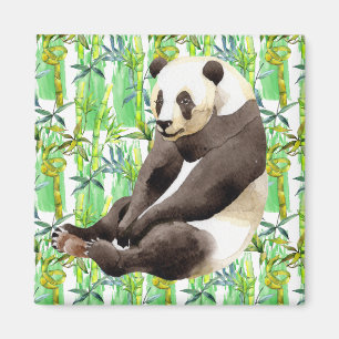 Zhen Zhen über die Panda auf Bamboo Magnet
