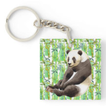 Zhen Zhen über die Panda auf Bamboo