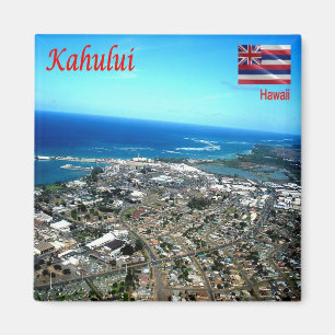 zHI009 KAHULUI, HAWAII, Panorama, Ozeanien, Kühlsc Magnet