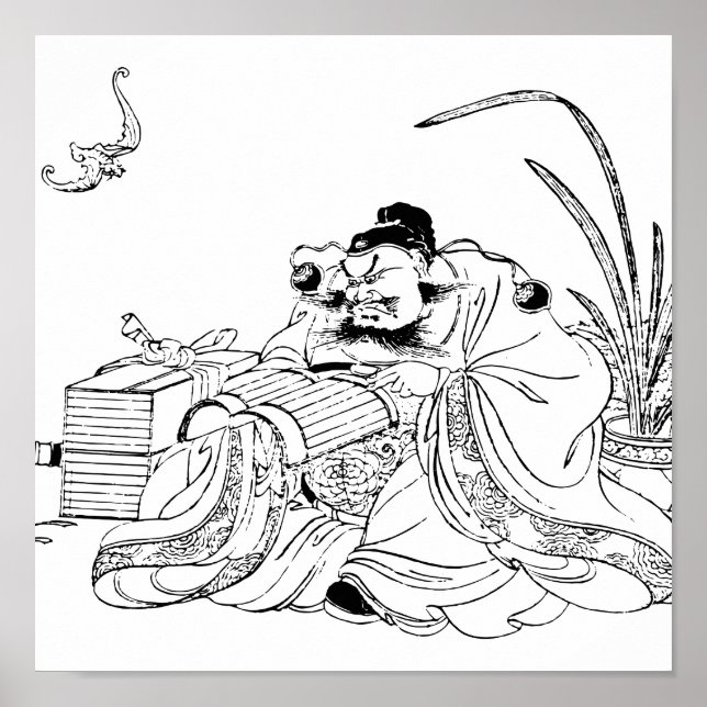 Zhong Kui, der Geistermeister Poster (Vorne)