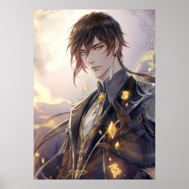 Zhongli Genshin Poster (Vorne)
