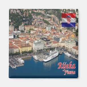 zHR006 RIJEKA, Kroatien, Kühlschrank Magnet