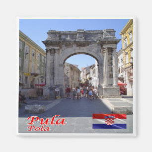 zHR008 PULA, Kroatien, Kühlschrankmagnet