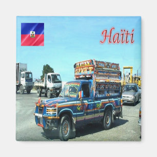 zHT004 PUERTO PRINZIPE, Stich, Haiti, Kühlschrank Magnet