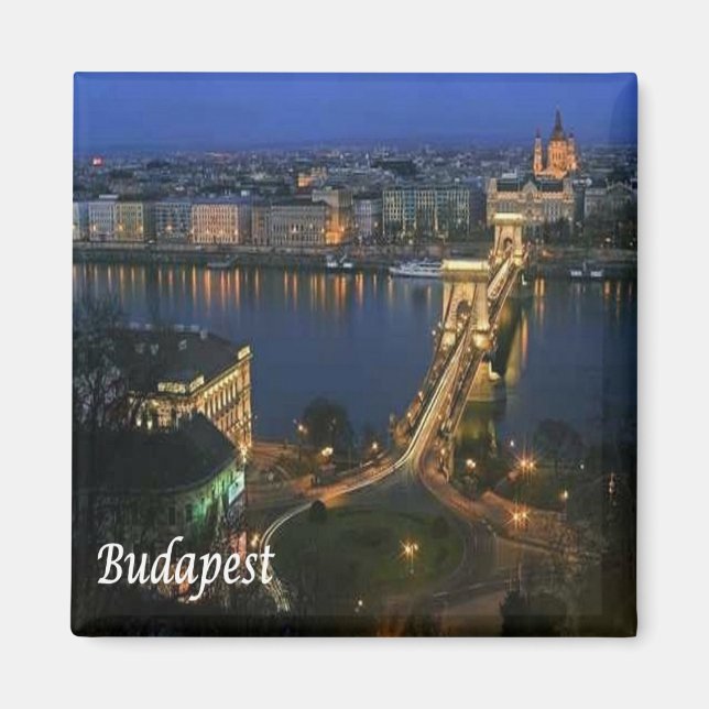 zHU008 BUDAPEST - Ungarn - Budapest - Kühlschrank Magnet (Vorne)