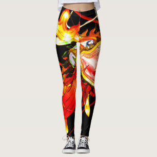 Zhulong-Feuerdrache Leggings