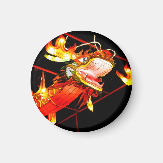 Zhulong-Feuerdrache  Magnet (Vorne)