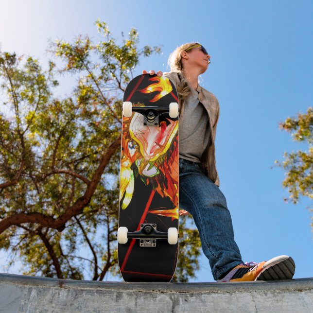 Zhulong Feuerdrache  Skateboard (Außenbereich 1)