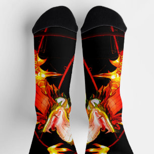 Zhulong-Feuerdrachensocken Socken