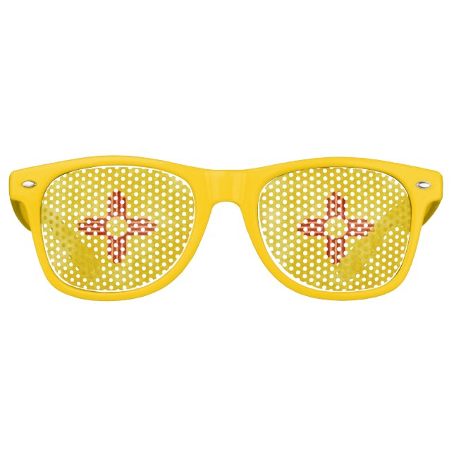 Zia Indian Red Sun Symbol Partybrille (Vorderseite)