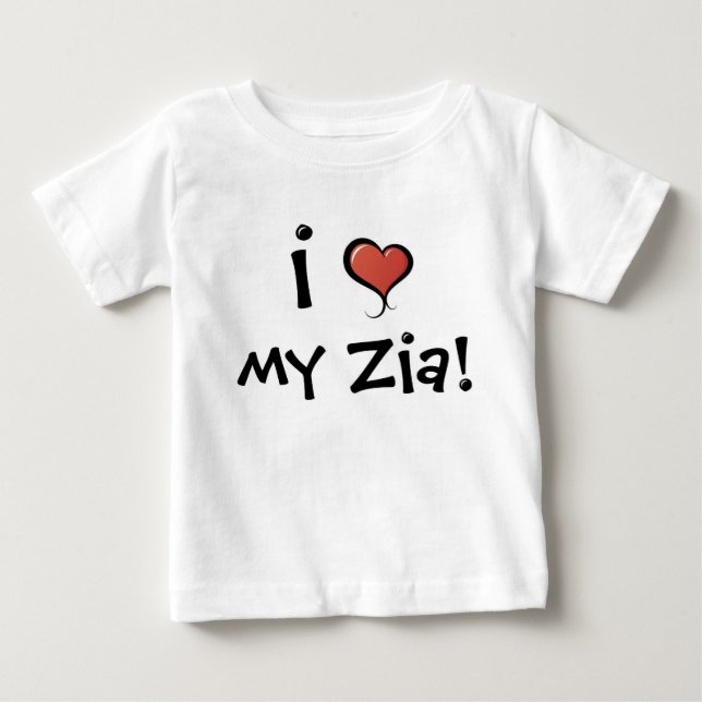 Zia-Liebe Baby T-shirt (Vorderseite)