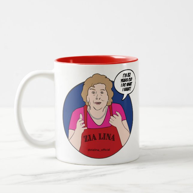 Zia Lina "Je fais ce que je veux" Mug (Gauche)