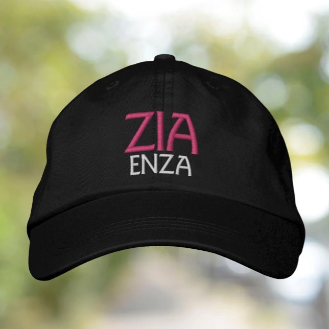 Zia personalisiert bestickte Cap Tante Bestickte Baseballkappe (Von Creator hochgeladen)