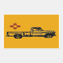 Zia Rising Oblong Sticker