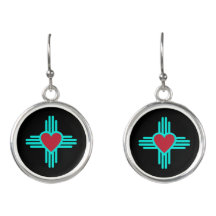 Zia Sun Symbol mit Herz-New-Mexiko-Geschenk