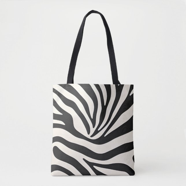 Zibbra-Inspiriert Stripte Tasche (Vorderseite)