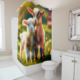 Zicklein Duschvorhang