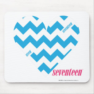 Zickzack-Aqua 4 Mousepad