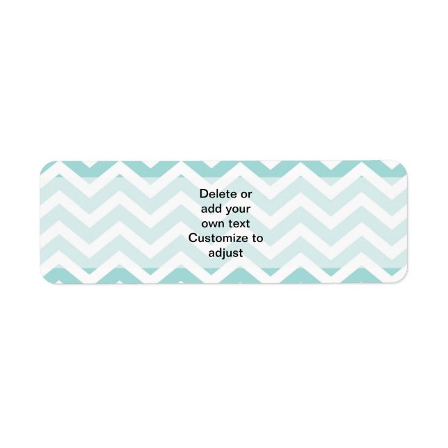 Zickzack Aqua-Muster (Vorne)