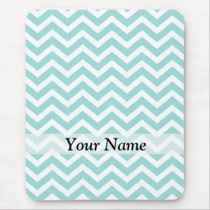 Zickzack Aqua-Muster Mousepad
