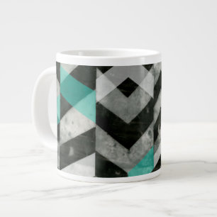 Zickzack Ausgrenzung II Jumbo-Tasse