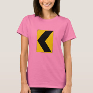 Zickzack Ausrichtung verlassen, USA T-Shirt