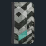 Zickzack Ausschluss II Galaxy S4 Geldbeutel Hülle<br><div class="desc">Muster</div>