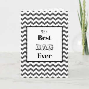 Zickzack Bester Vater je Karte