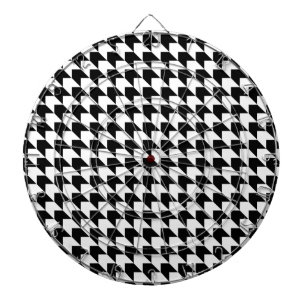 Zickzack Black in White Dartscheibe