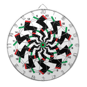 Zickzack-Dartscheibe  Dartscheibe