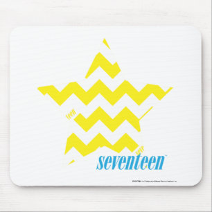 Zickzack-Gelb 3 Mousepad