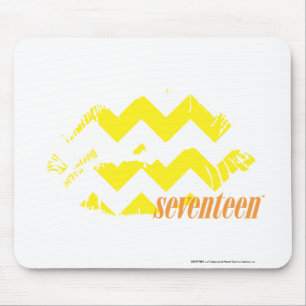 Zickzack-Gelb Mousepad