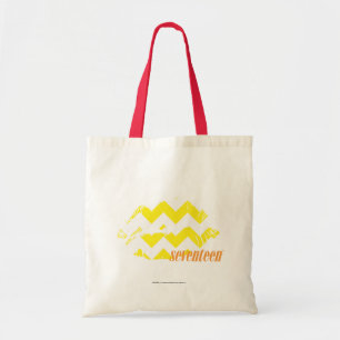 Zickzack-Gelb Tragetasche