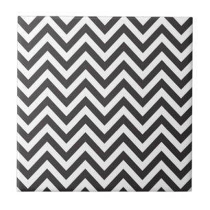 Zickzack-gestreiftes Muster Zazzle Fliese
