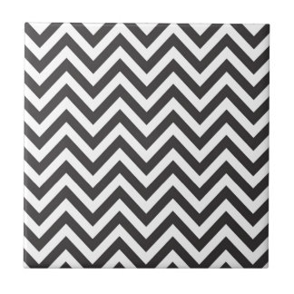 Zickzack-gestreiftes Muster Zazzle Fliese