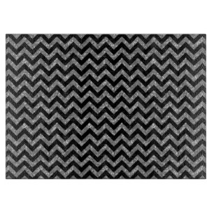 Zickzack Glitzer Look Cutting Board Schneidebrett