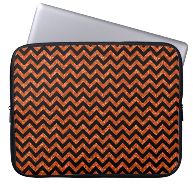 Zickzack Glitzer Look Electronics Sleeve (Vorderseite)