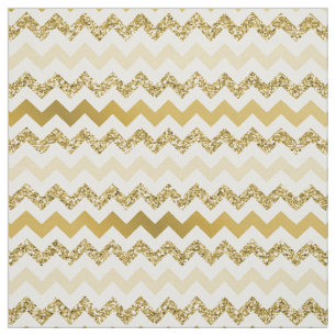 Zickzack goldenes Gradient-Gewebe Stoff