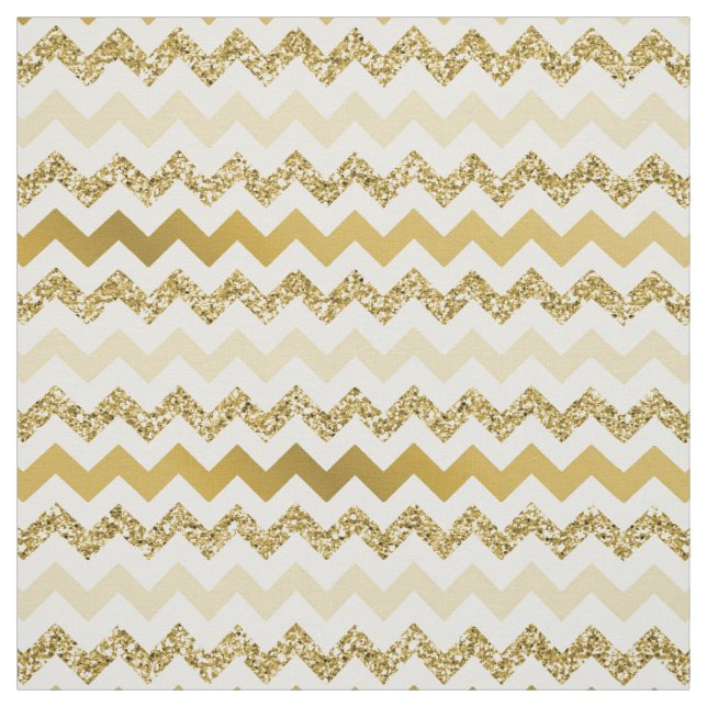 Zickzack goldenes Gradient-Gewebe Stoff (Muster)