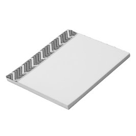 Zickzack graue und schwarze Skizze Notizblock