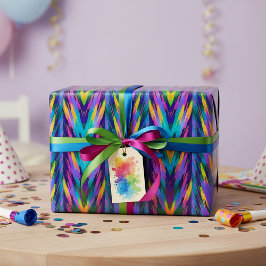 Zickzack heller Stamm Geschenkpapier