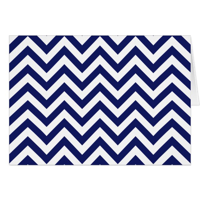 Zickzack in Blau und Weiß (Vorderseite (Horizontal))